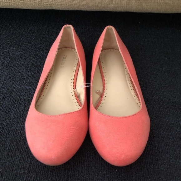 Torrid Pink Ballet Flats Size 9.5 - Picture 1 of 10